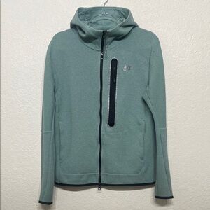 Nike Tech Men’s Size Small Sage Green Hooded Jacket